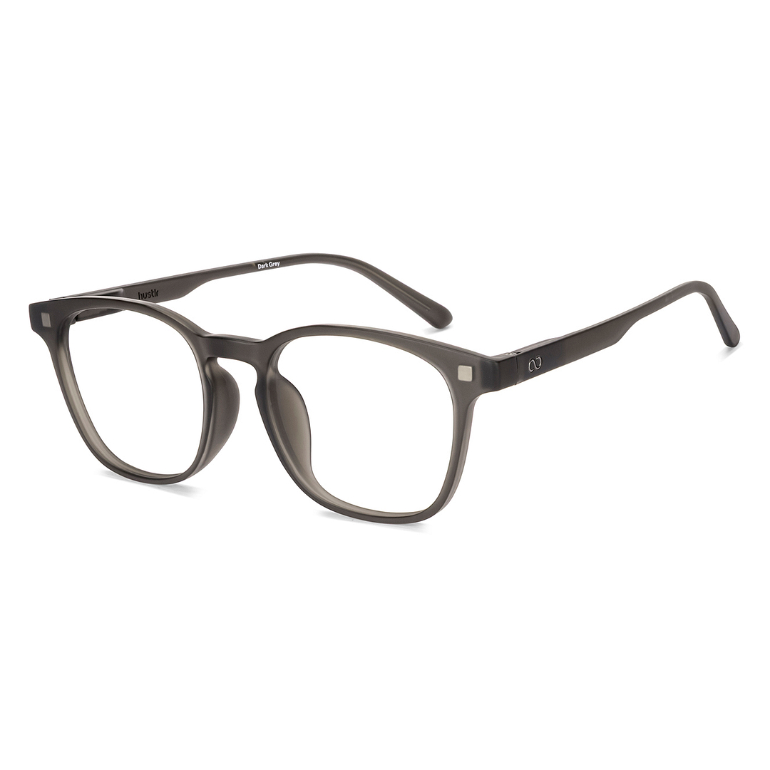 Lenskart Hustlr Dark Grey Full Rim Square right side