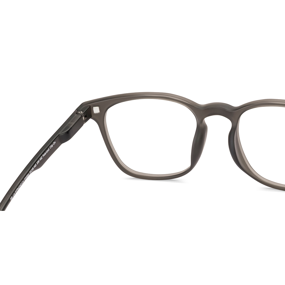 Lenskart Hustlr Dark Grey Full Rim Square right side