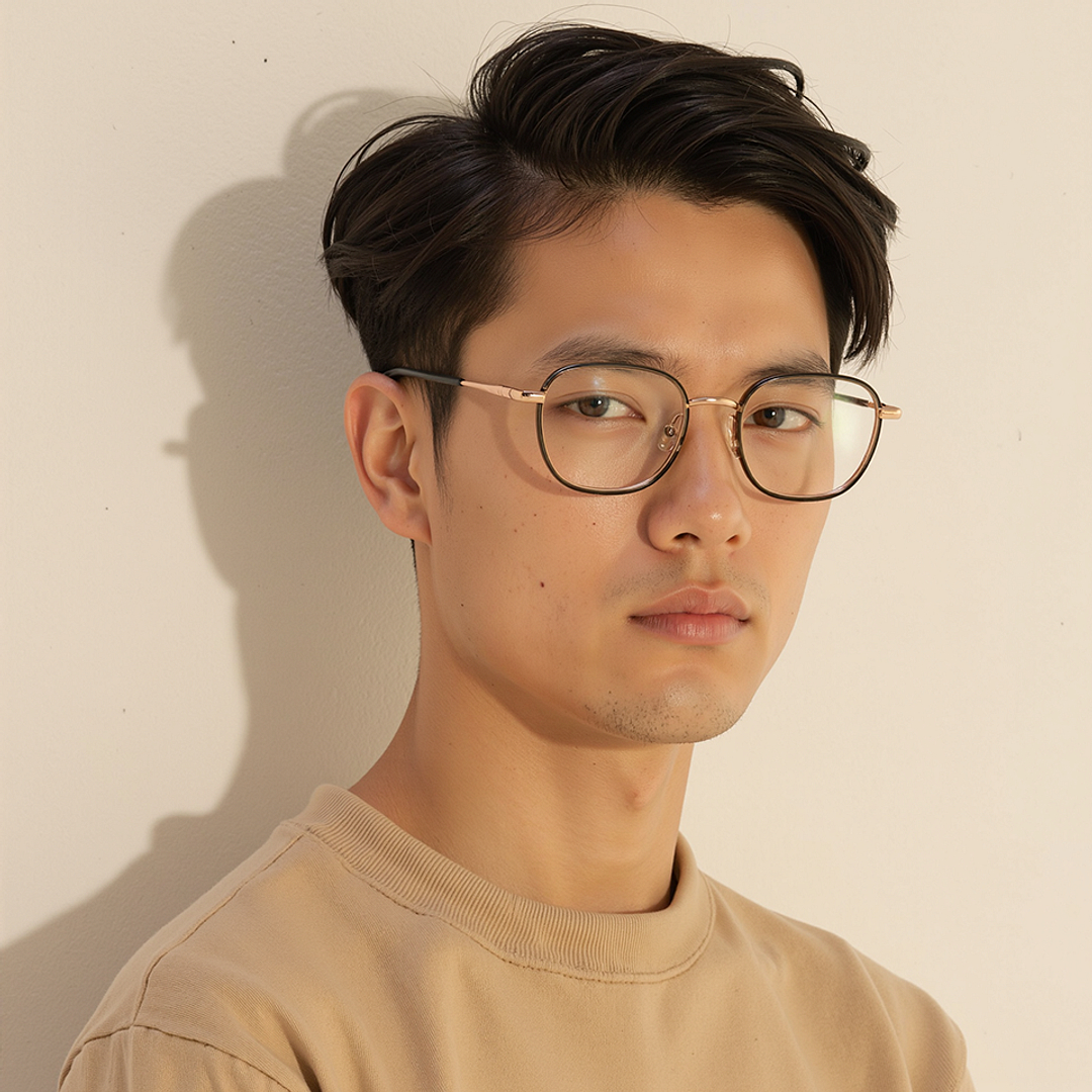 Lenskart Dark Grey Full Rim Square right side