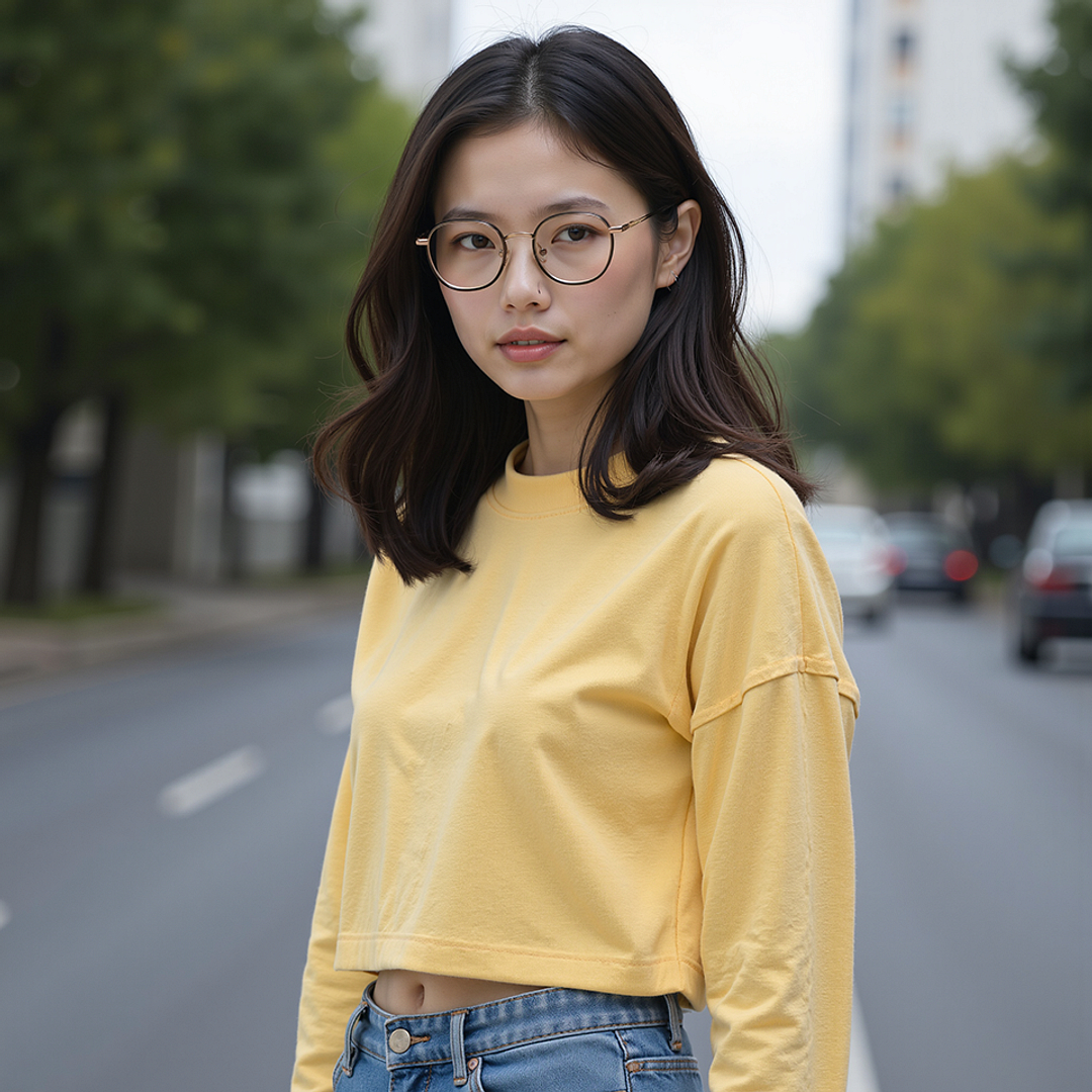 Lenskart Dark Grey Full Rim Square right side