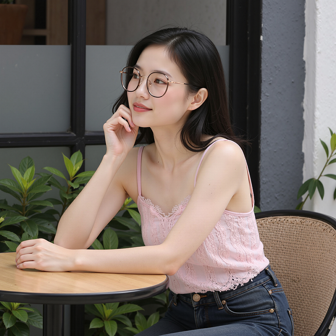 Lenskart Dark Grey Full Rim Square right side