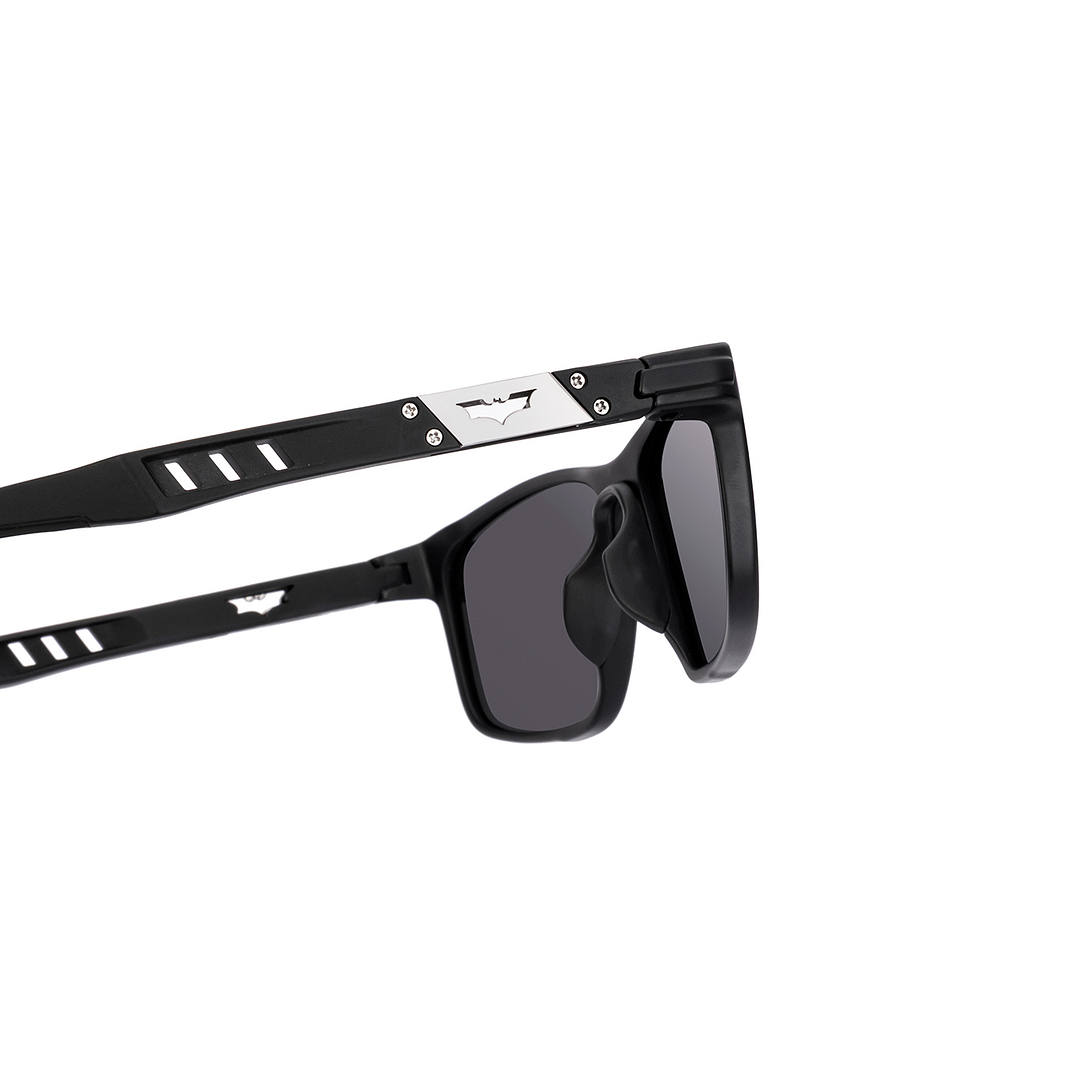 Lenskart STUDIO Matte Black Full Rim Rectangle left side