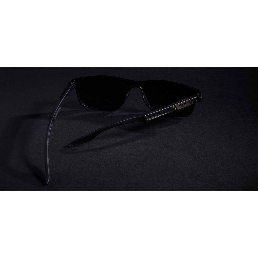 Lenskart STUDIO Matte Black Full Rim Rectangle right side