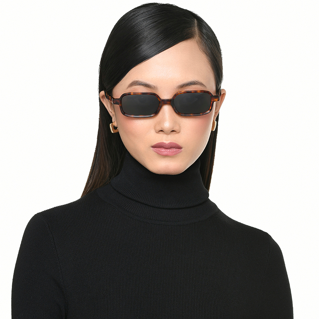 Lenskart Tortoise Full Rim Rectangle left side