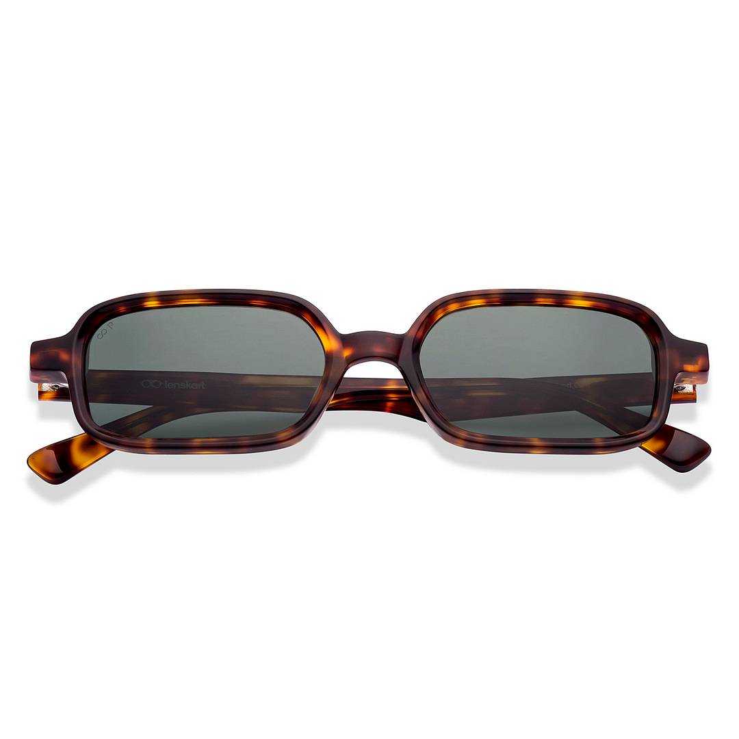 Lenskart Tortoise Full Rim Rectangle left side