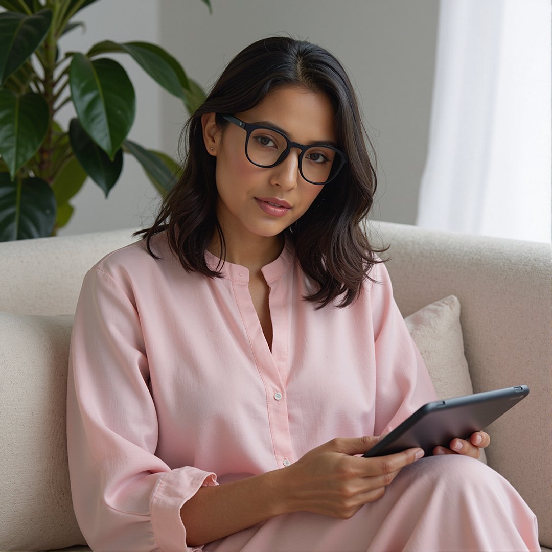 Lenskart Hustlr Screen Glasses Blue Block Zero Power Screen Glasses : Dark Night Full Rim Square Lenskart HUSTLR LB E14058-XW C40 right side