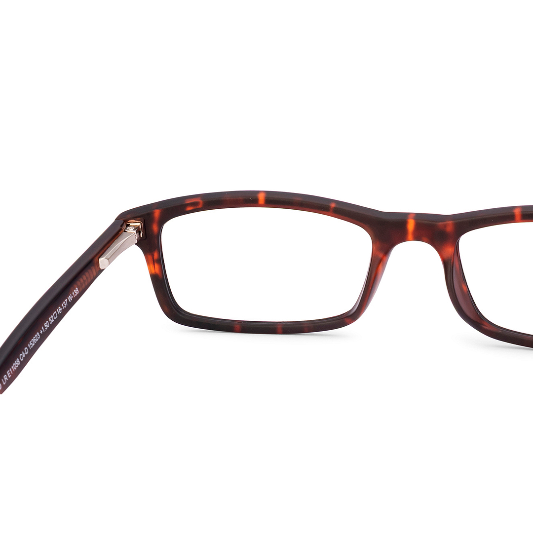 LENSKART BLU READERS Demi Turquoise Full Rim Rectangle LENSKART BLU READERS LR E11058 Only for 1 5 Prefitted Powers right side