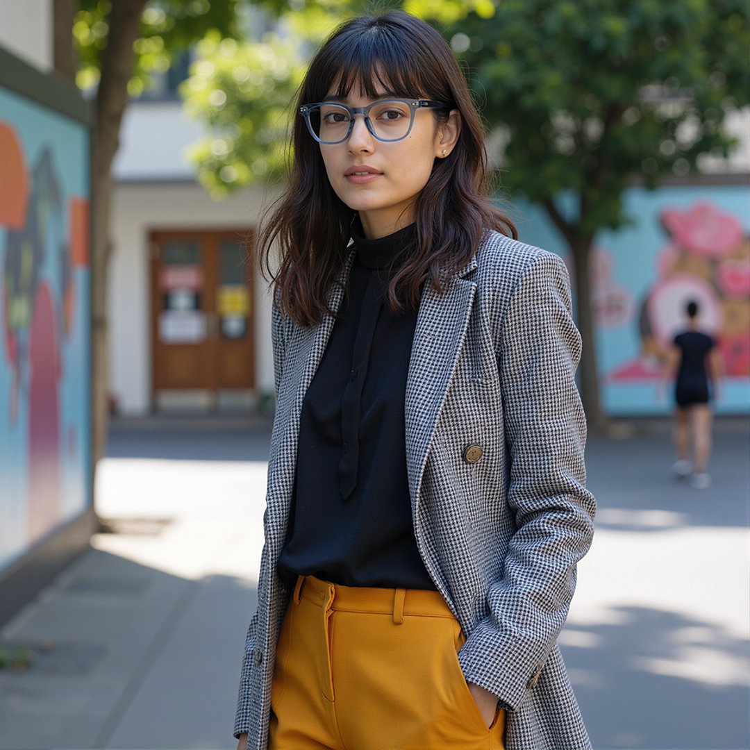 Lenskart Hustlr Online Denim-Ace Full Rim Square right side