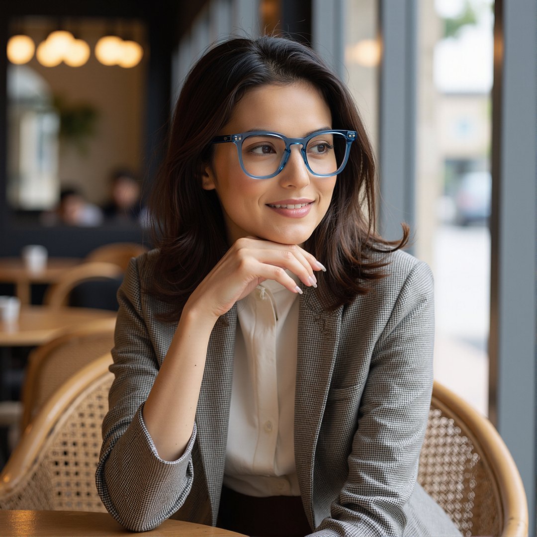 Lenskart Hustlr Online Denim-Ace Full Rim Square right side