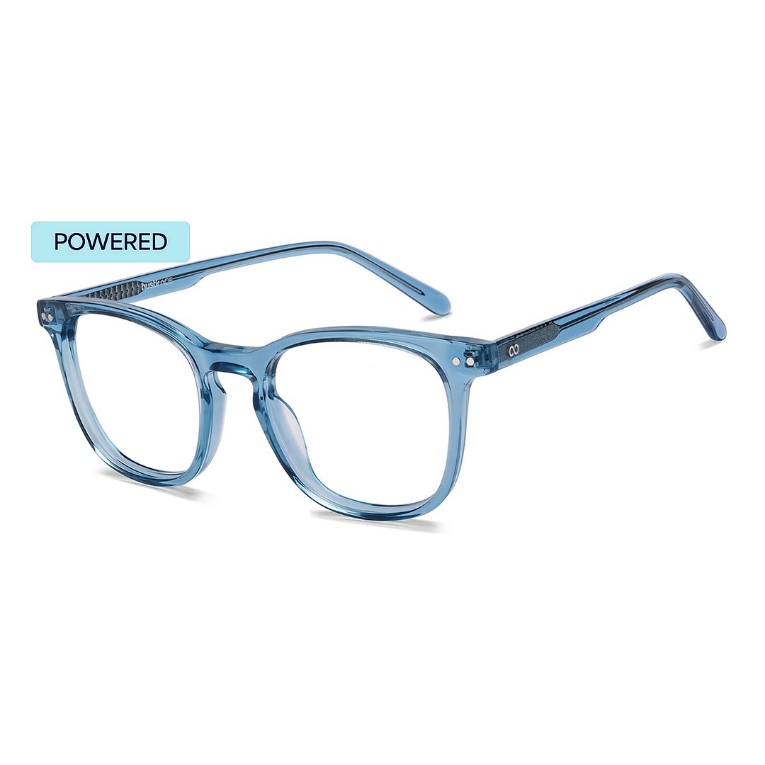 Lenskart Hustlr Online Denim-Ace Full Rim Square left side