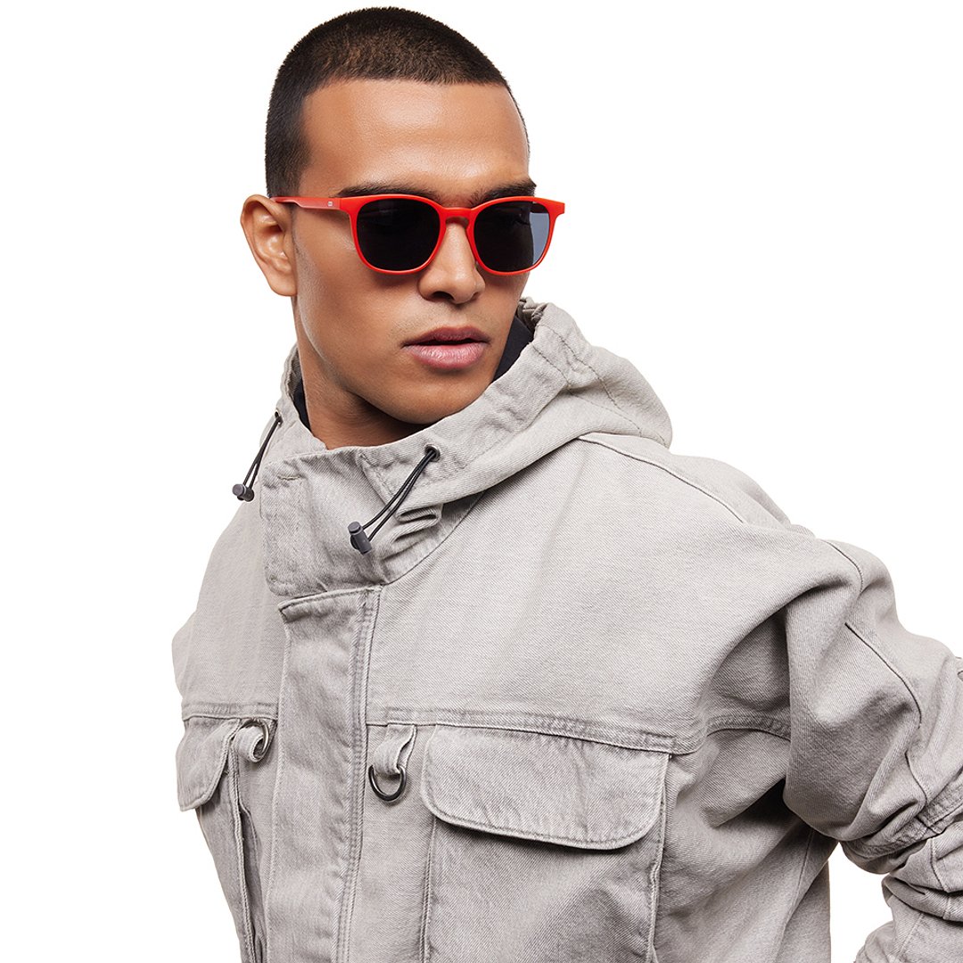 Lenskart Hustlr Online Flame Full Rim Square left side