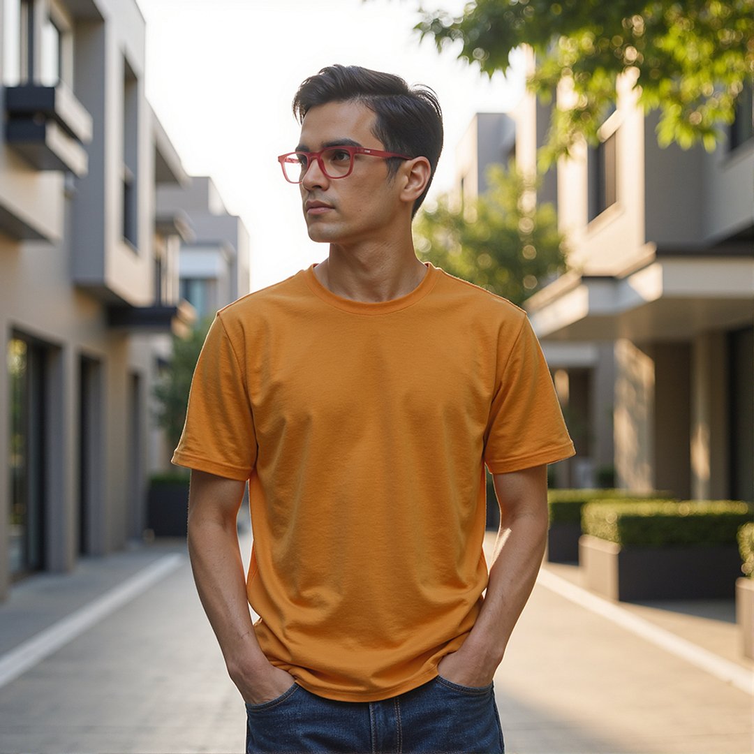 Lenskart Hustlr Online Flamingo Full Rim Square right side