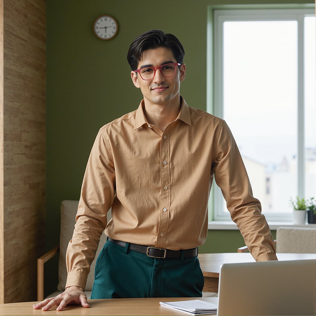 Lenskart Hustlr Online Flamingo Full Rim Square right side