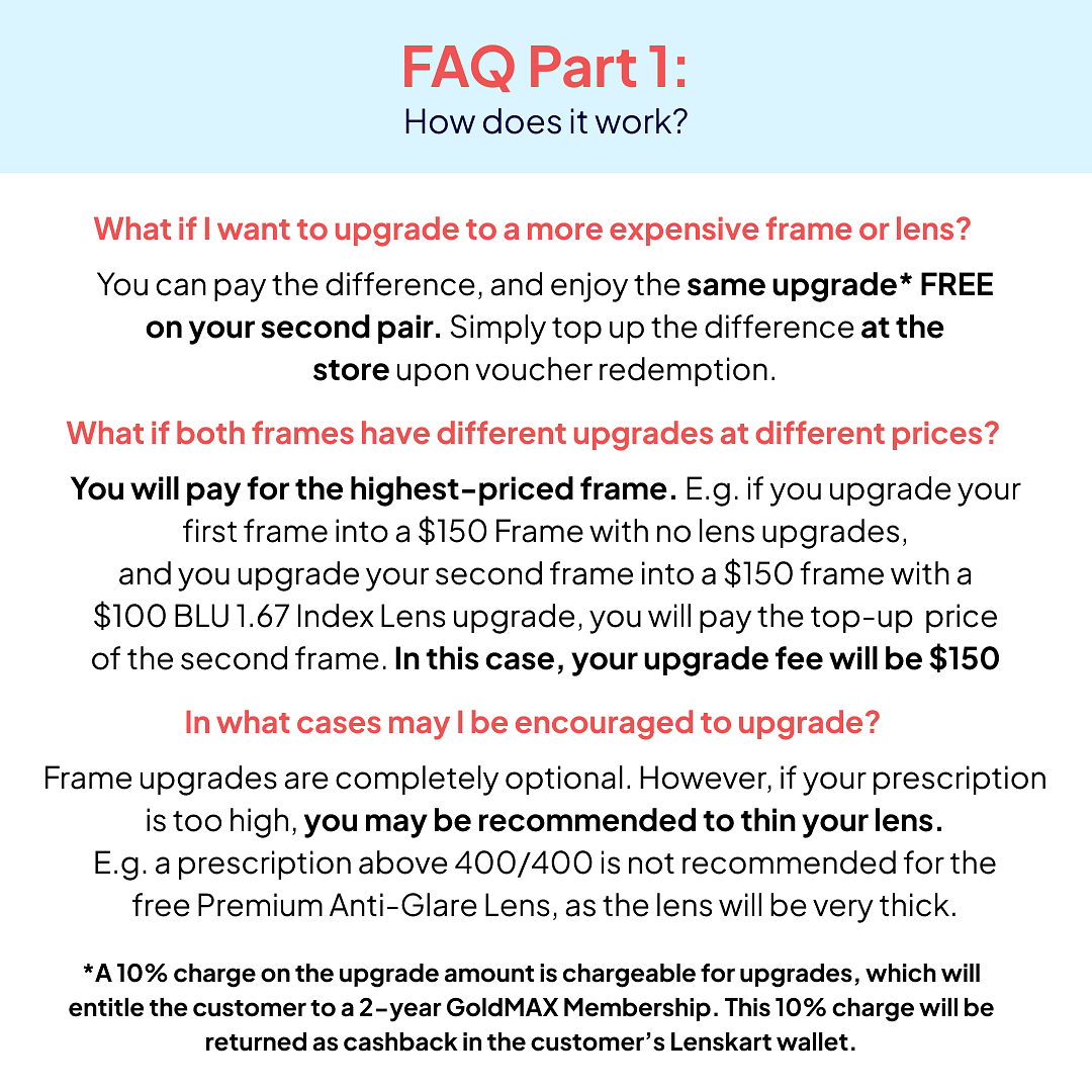 Lenskart Get a voucher to claim 2 pairs in online or at stores right side