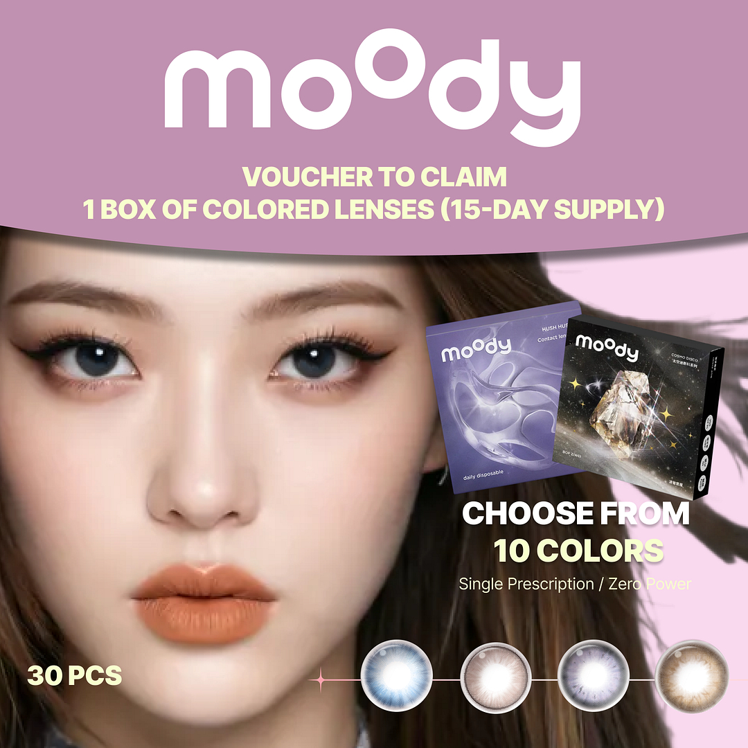 Lenskart Get a voucher to claim one box of moody lenses online or at stores left side