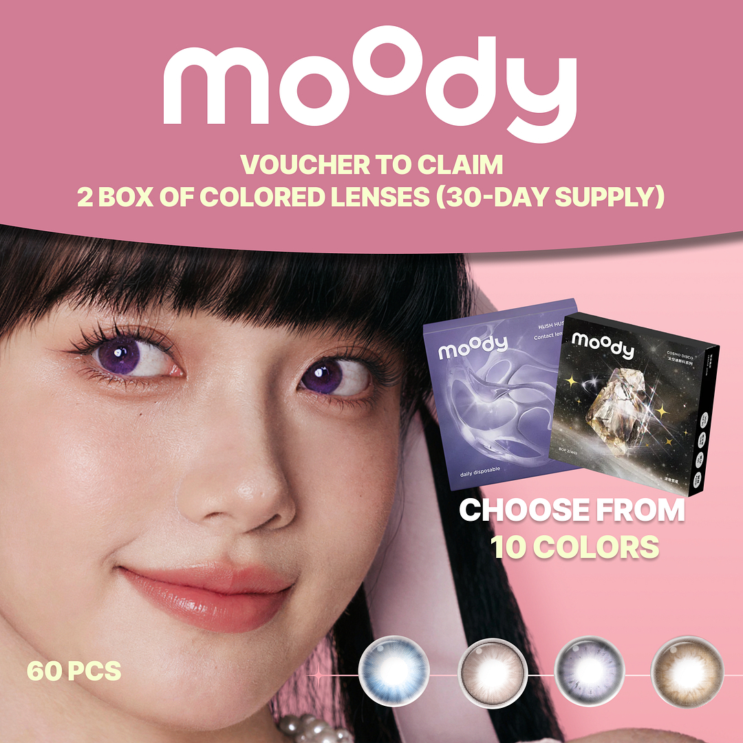 Lenskart Get a voucher to claim two box of moody lenses online or at stores left side