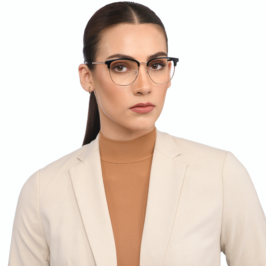 Lenskart Black Full Rim Cat Eye left side