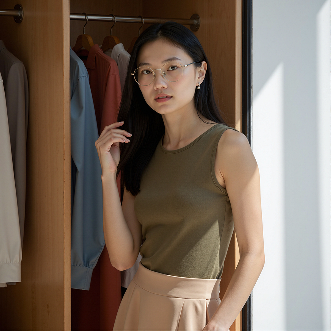 Lenskart Gold Full Rim Round right side