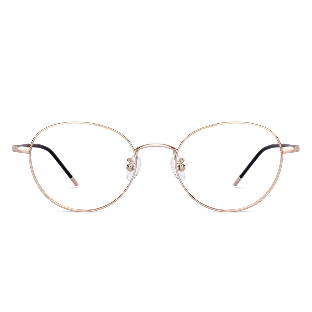 Lenskart Gold Full Rim Round right side