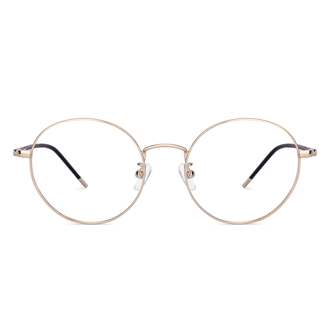 Lenskart Gold Full Rim Round right side