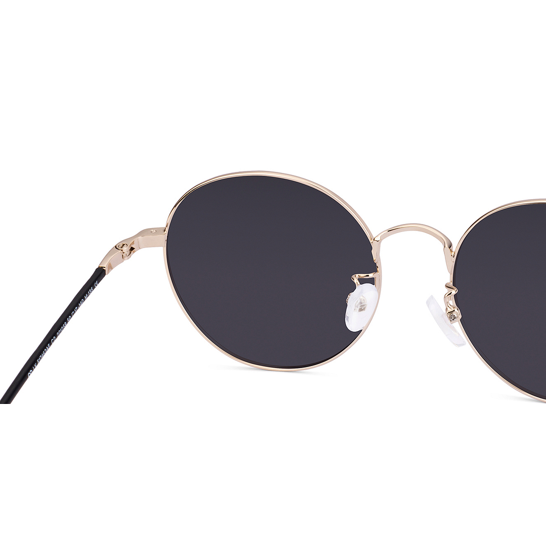 Lenskart Gold Full Rim Round right side