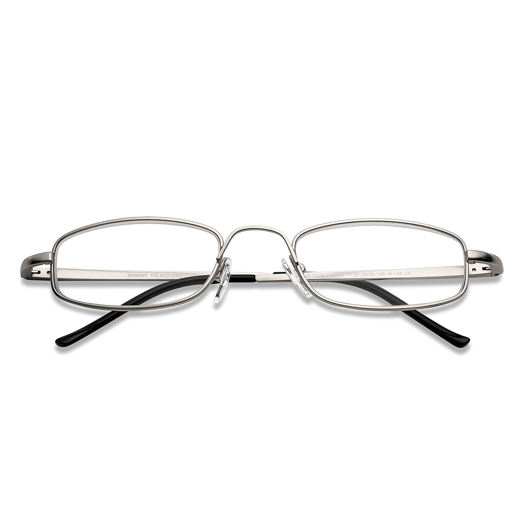 Lenskart READERS Gold Black Full Rim Rectangle Lenskart READERS LR 6967 Only for 1 25 Prefitted Powers left side