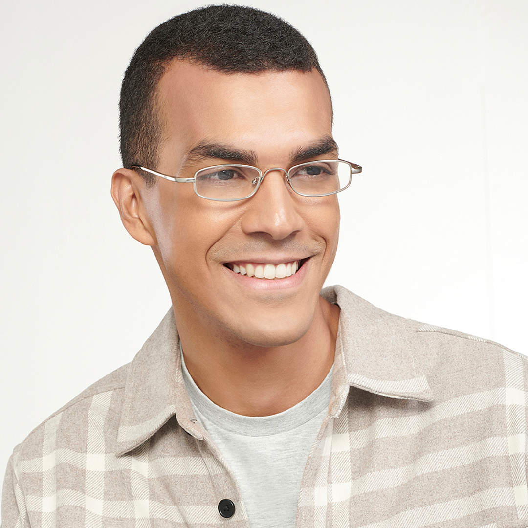 Lenskart READERS Gold Black Full Rim Rectangle Lenskart READERS LR 6967 Only for 1 75 Prefitted Powers right side