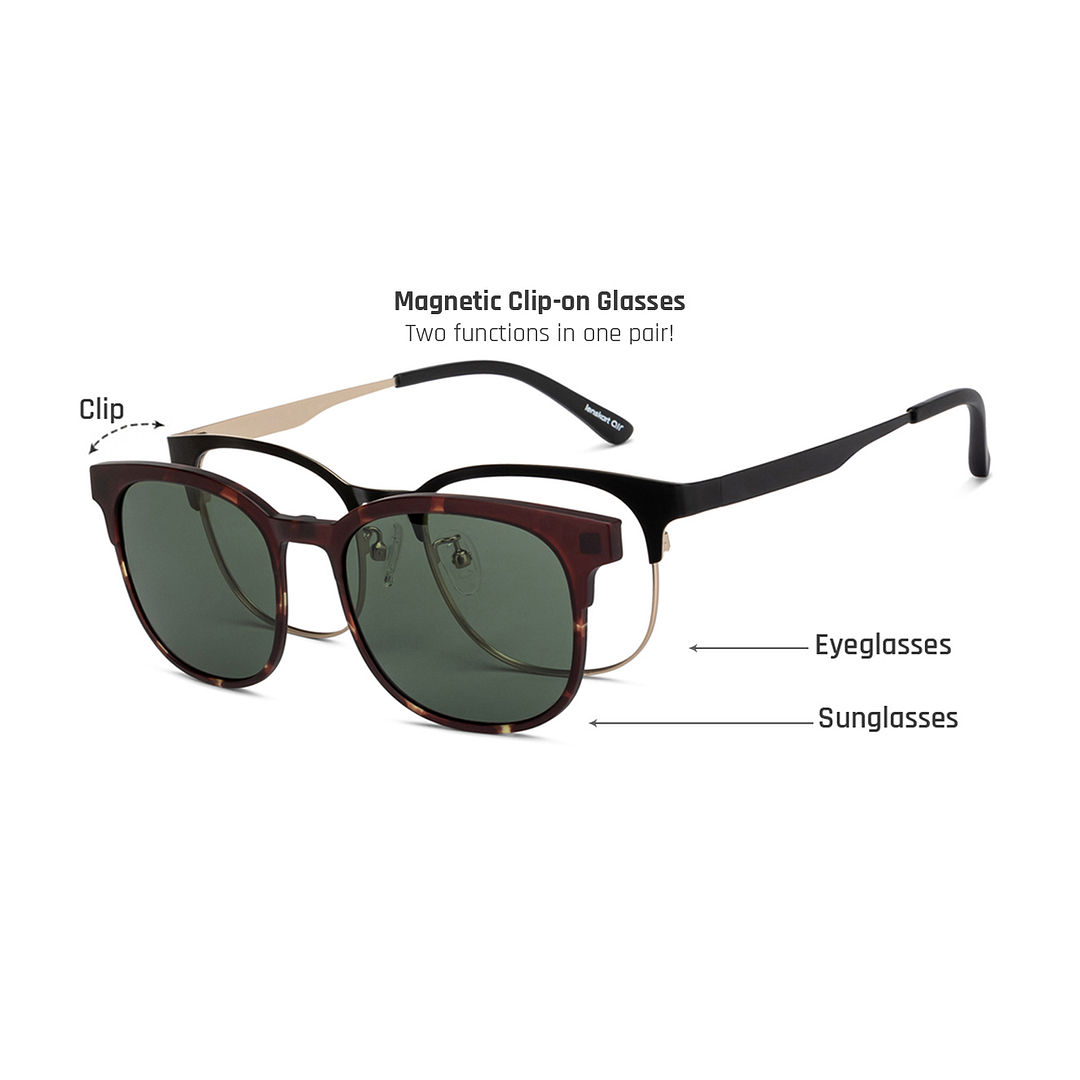 Lenskart Air Black Full Rim Square right side