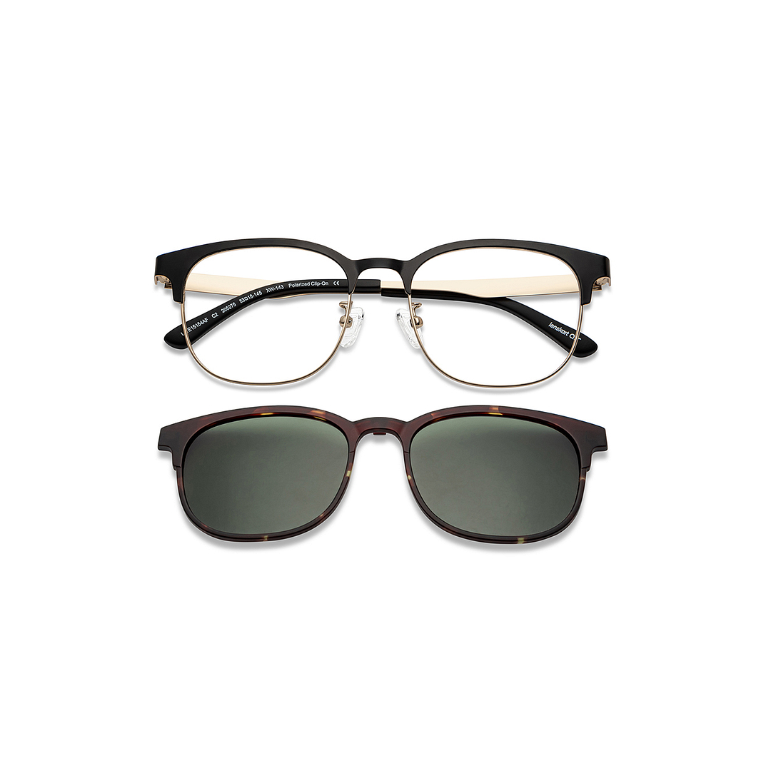 Lenskart Air Black Full Rim Square left side