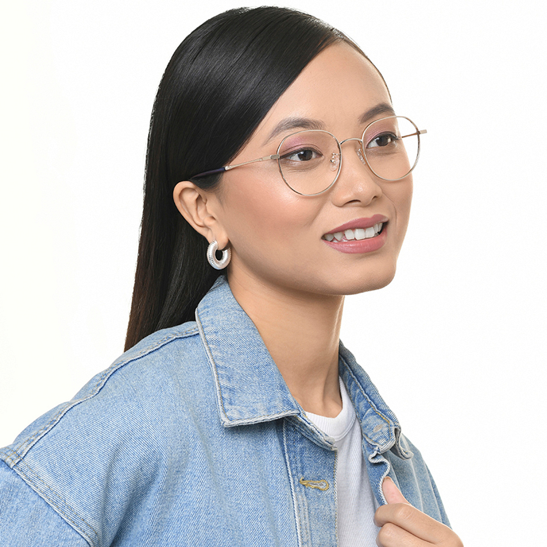 Lenskart Gold Full Rim Round right side