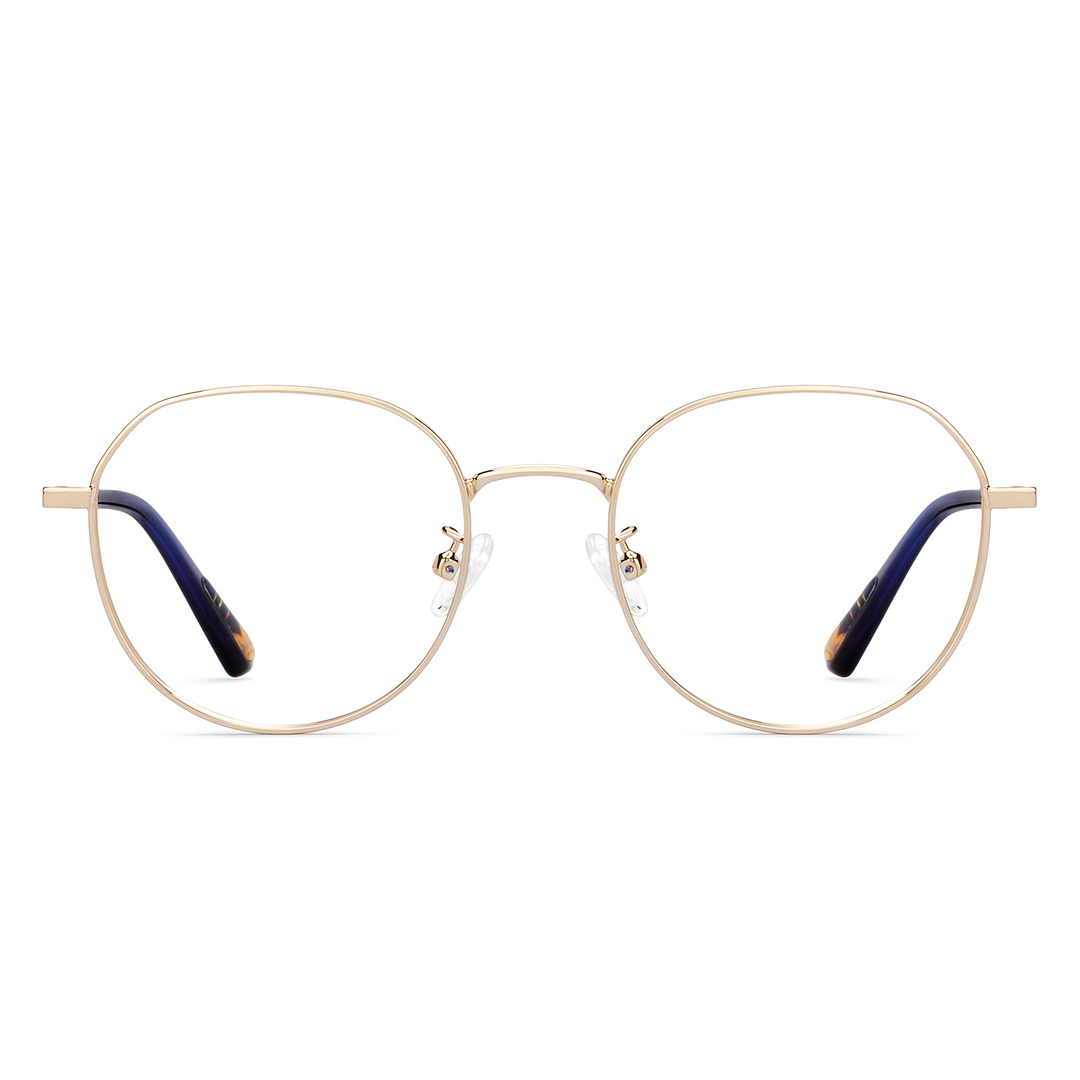 Lenskart Gold Full Rim Round right side
