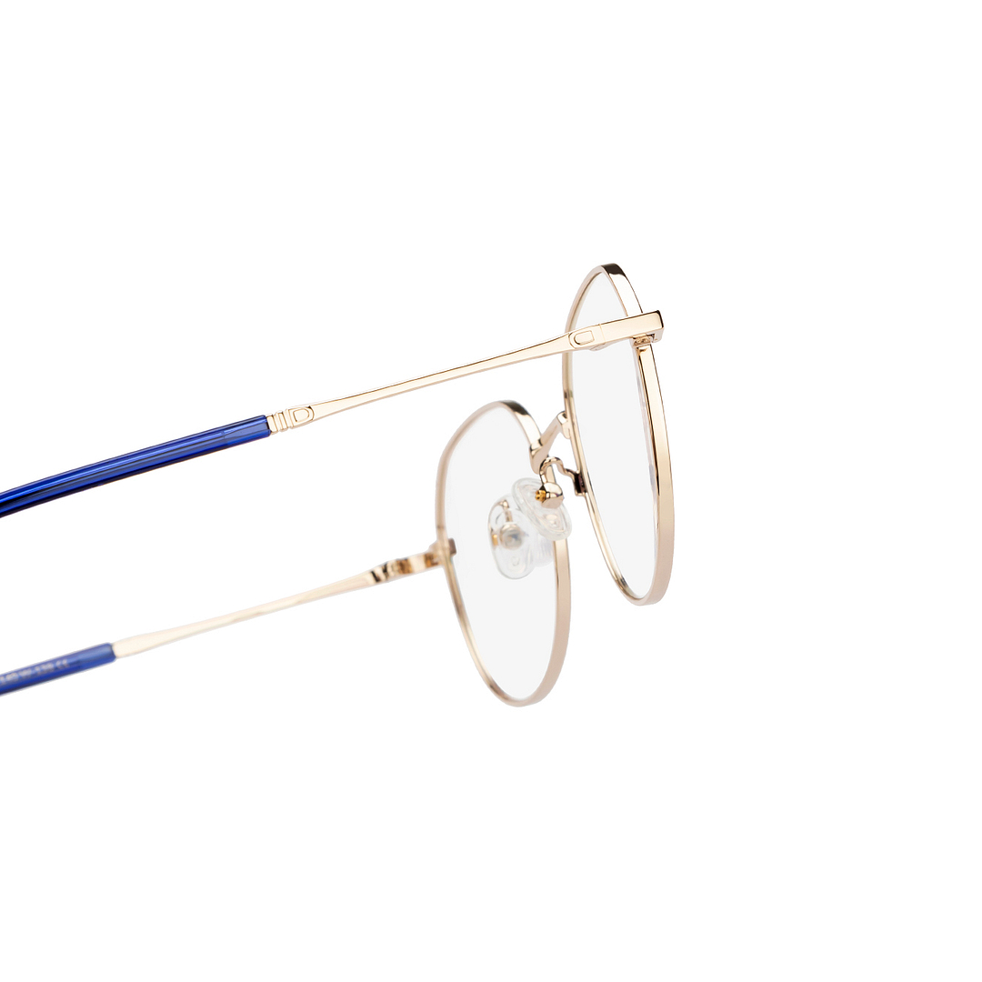 Lenskart Gold Full Rim Round right side