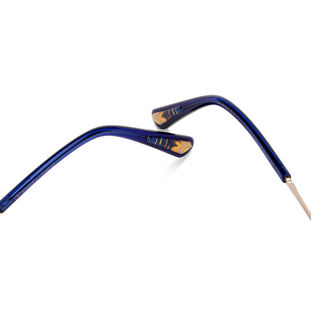 Lenskart Gold Full Rim Round left side