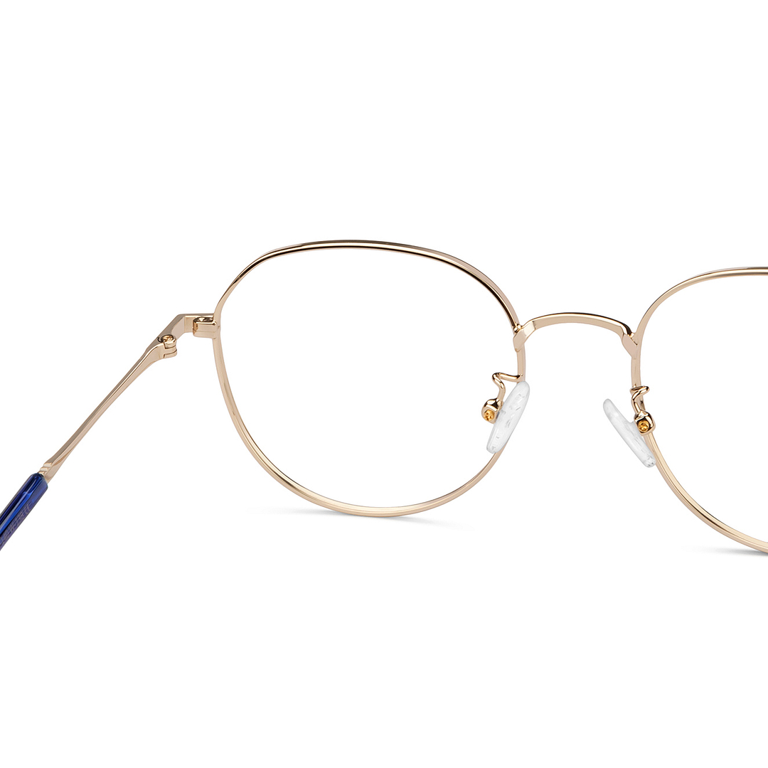 Lenskart Gold Full Rim Round right side