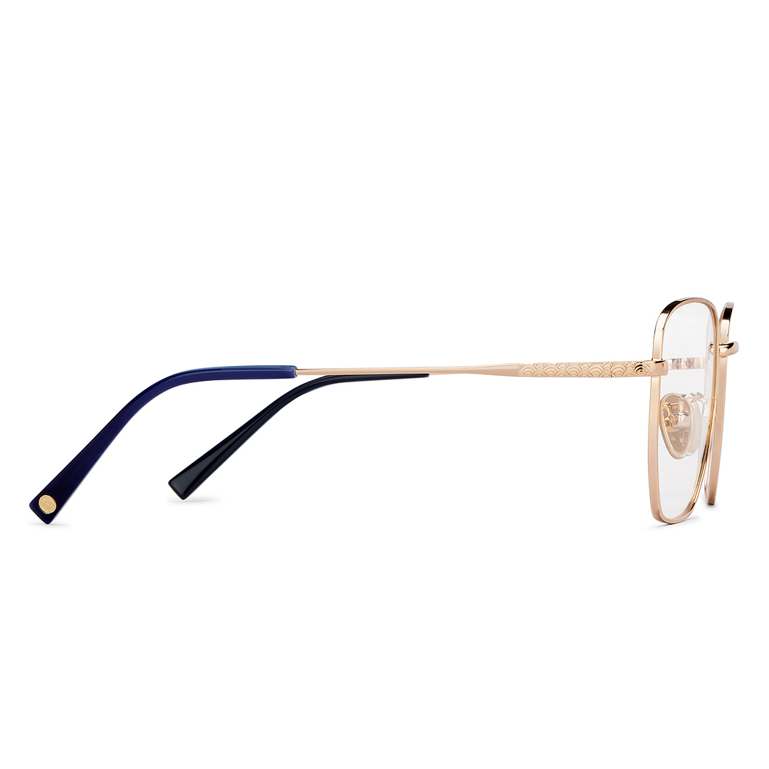 Lenskart Gold Full Rim Square left side
