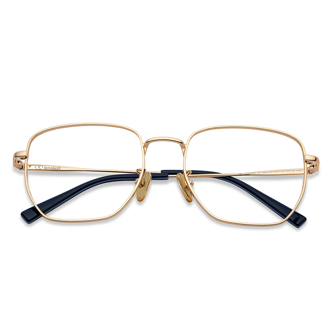 Lenskart Gold Full Rim Square right side