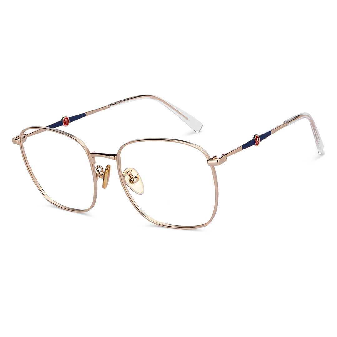 Lenskart Gold Full Rim Square left side