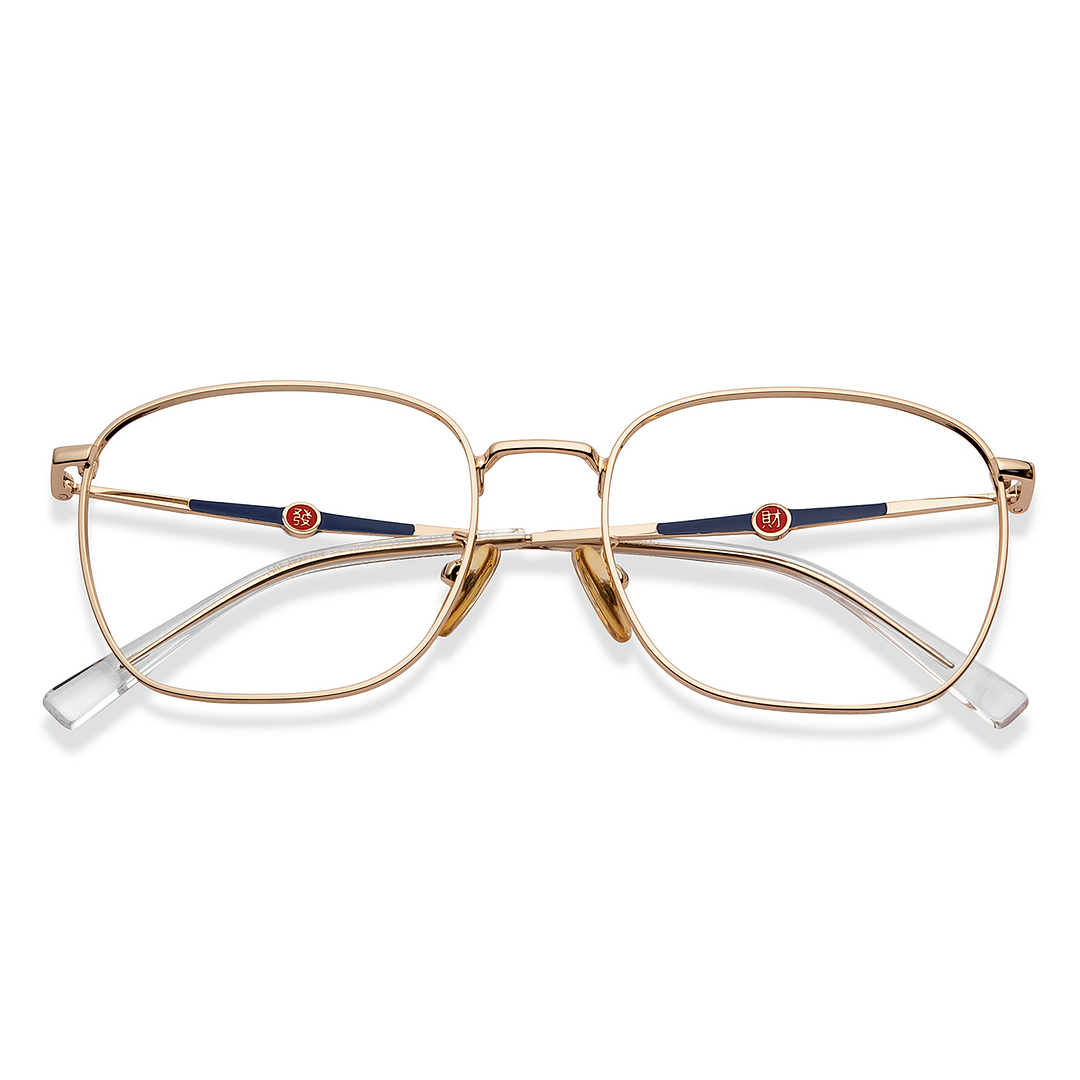 Lenskart Gold Full Rim Square right side