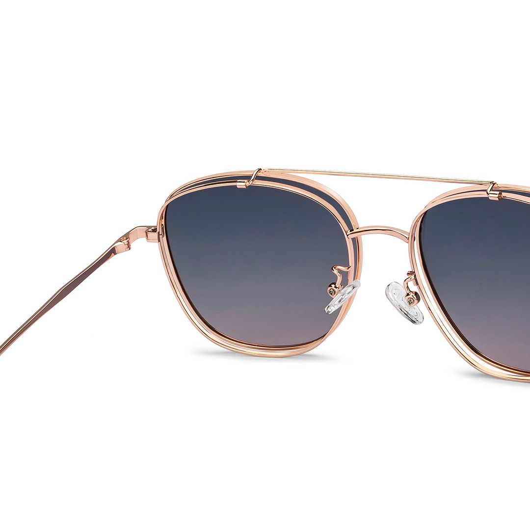 Lenskart Air Gold Full Rim Aviator right side