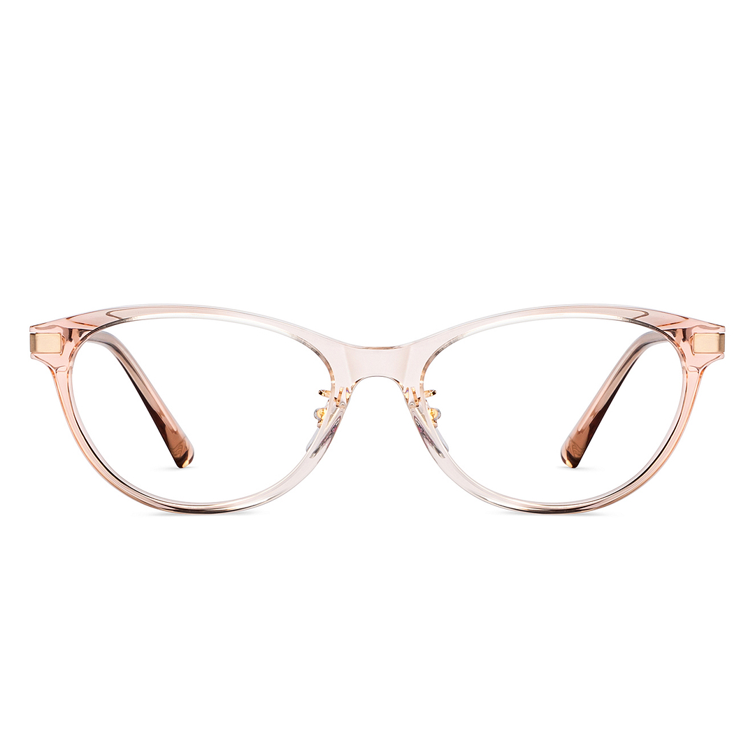 Lenskart Brown Transparent Full Rim Cat Eye right side