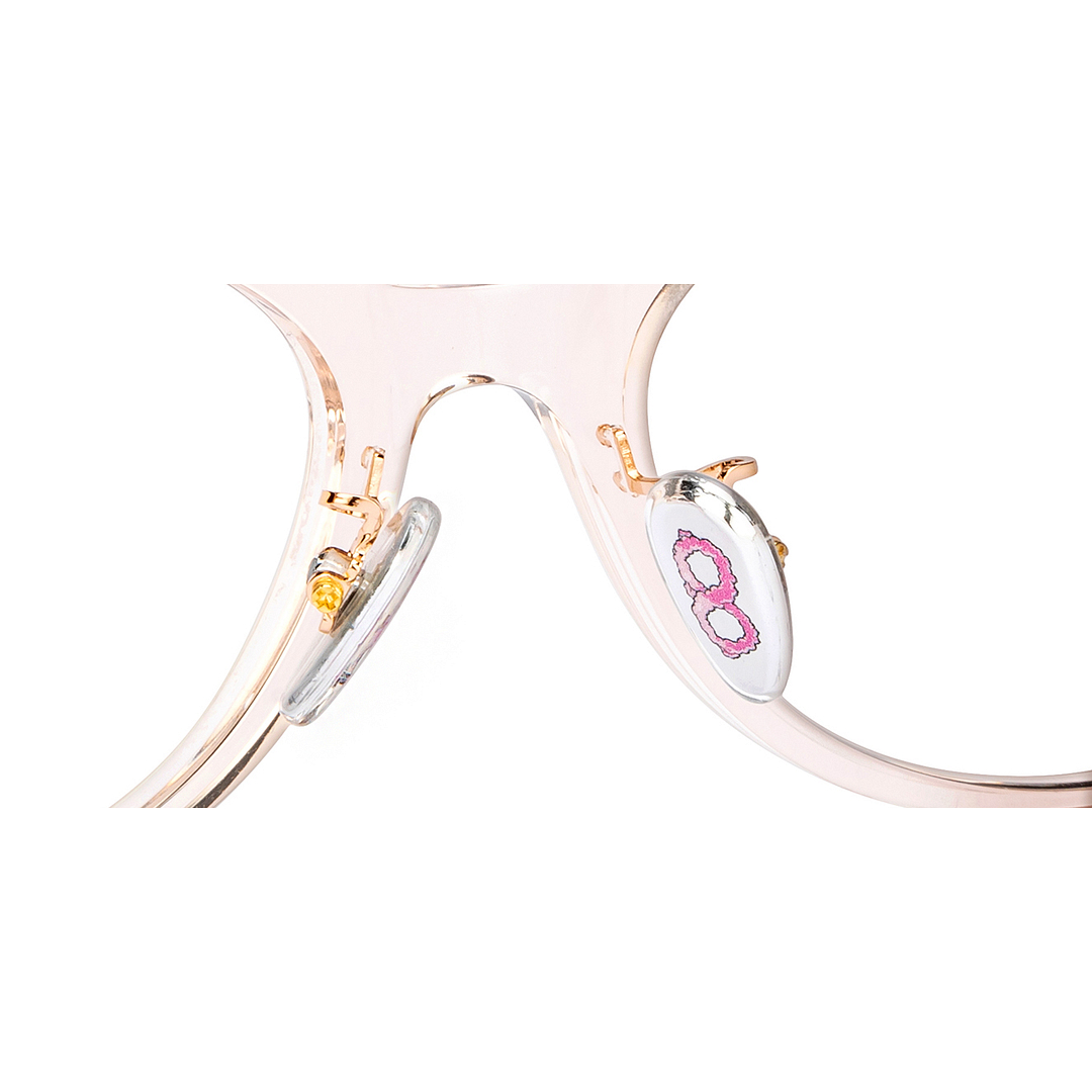 Lenskart Brown Transparent Full Rim Cat Eye left side