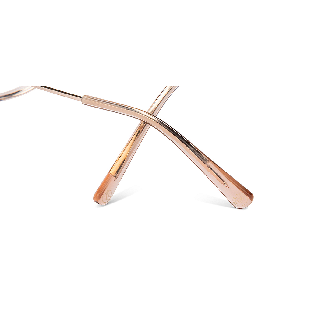 Lenskart Brown Transparent Full Rim Cat Eye left side