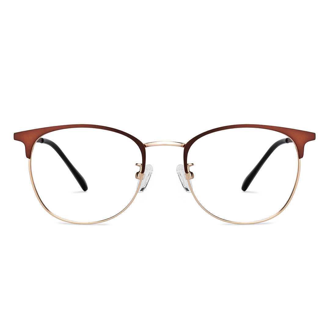 Lenskart Air Online Gold Full Rim Round right side