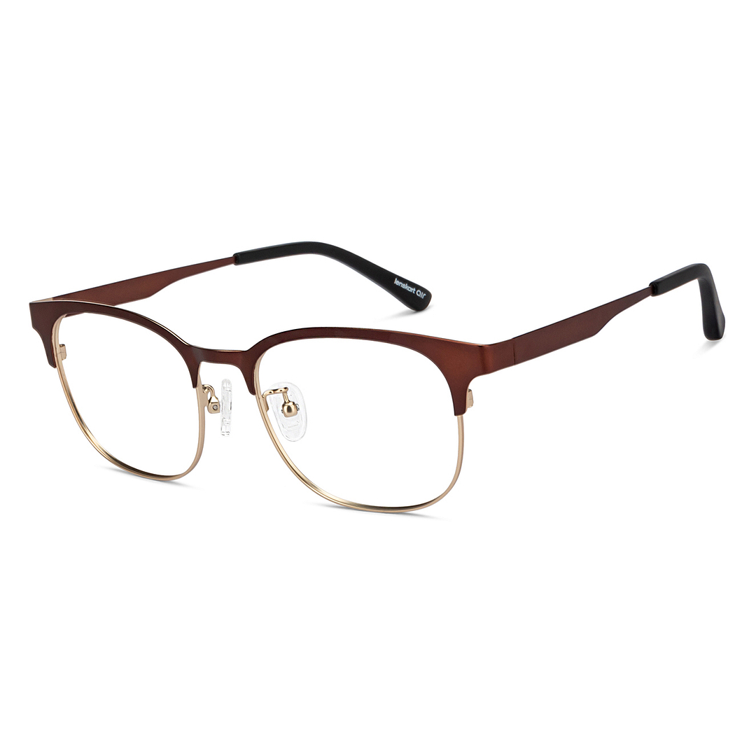 Lenskart Air Gold Full Rim Square left side