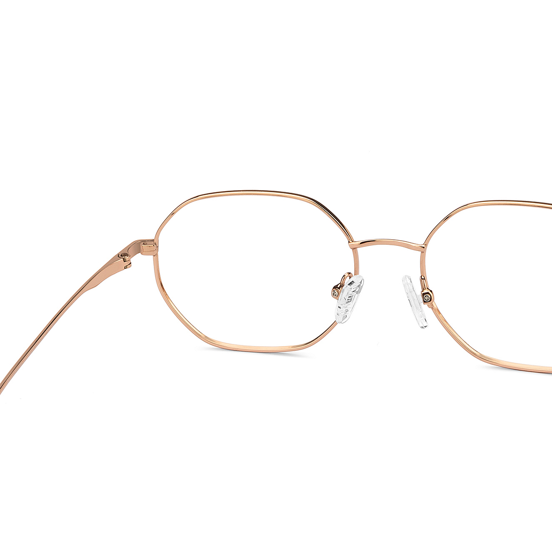 Lenskart Air Online Gold Full Rim Geometric right side