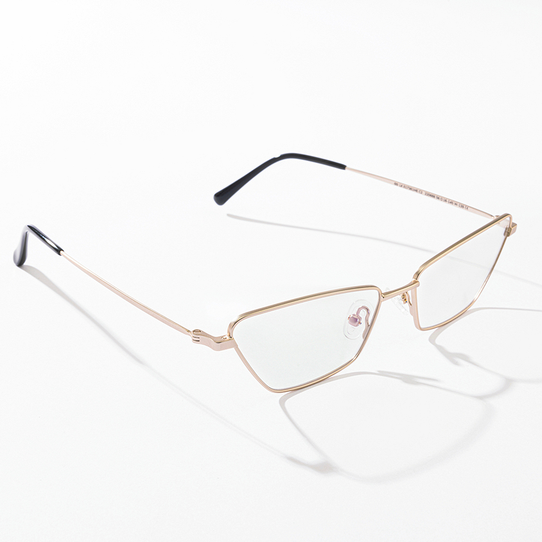 Lenskart Gold Full Rim Rectangle right side