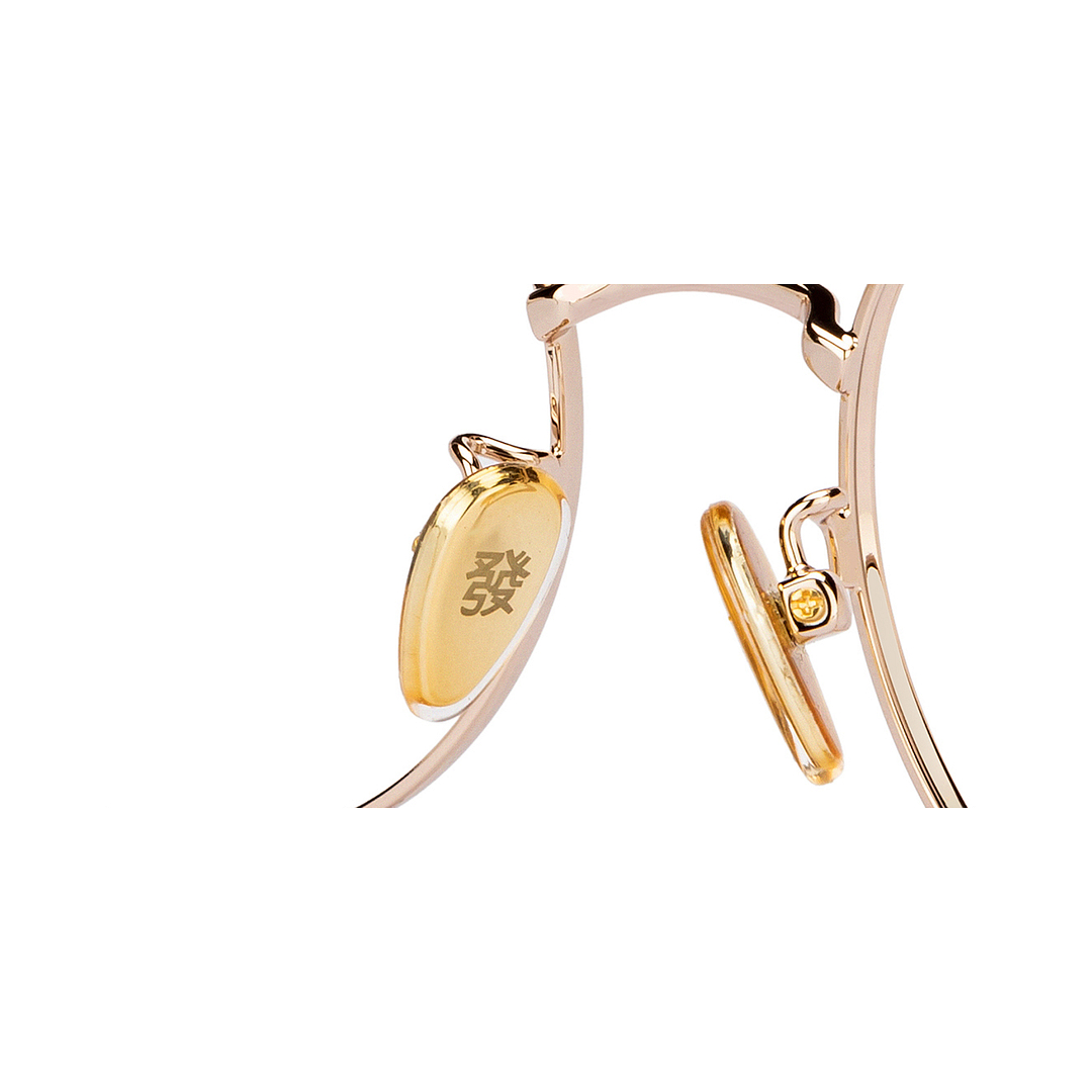 Lenskart Gold Full Rim Round left side