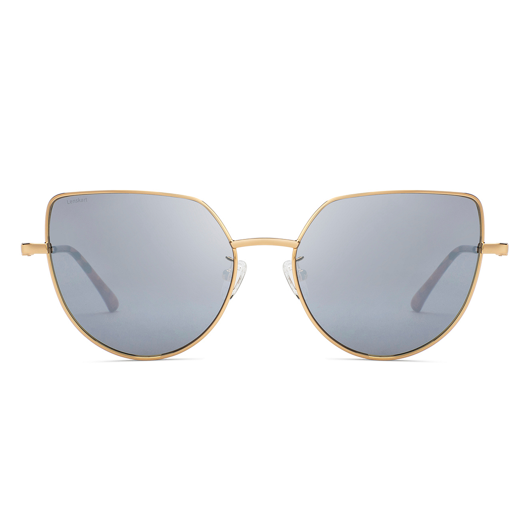 Lenskart Gold Full Rim Cat Eye right side