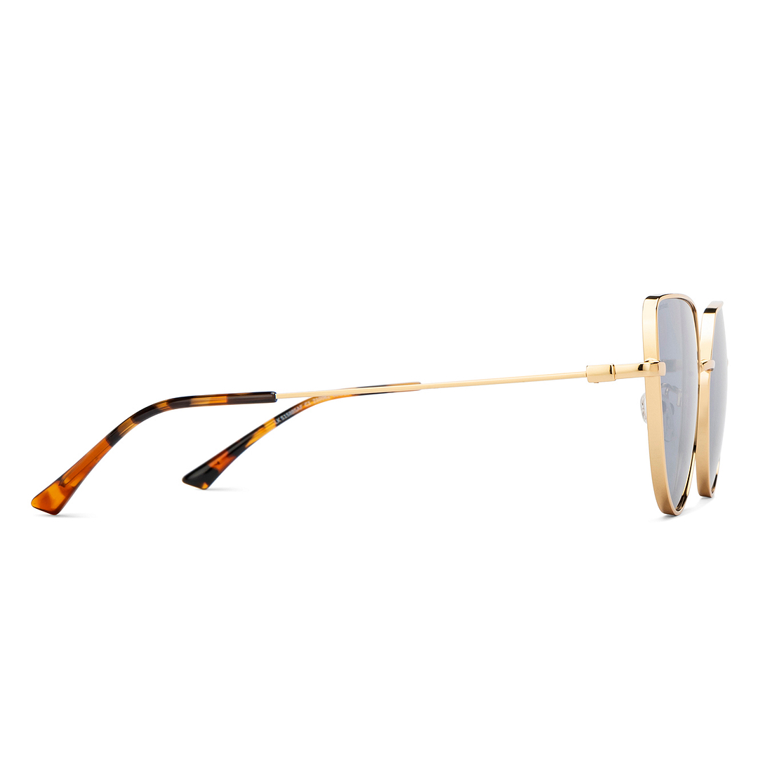 Lenskart Gold Full Rim Cat Eye left side