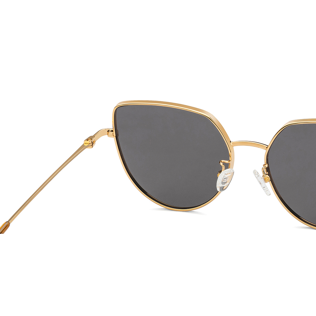 Lenskart Gold Full Rim Cat Eye right side